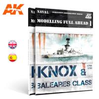AK Interactive Modelling Full Ahead #1: Knox & Baleares Class - English