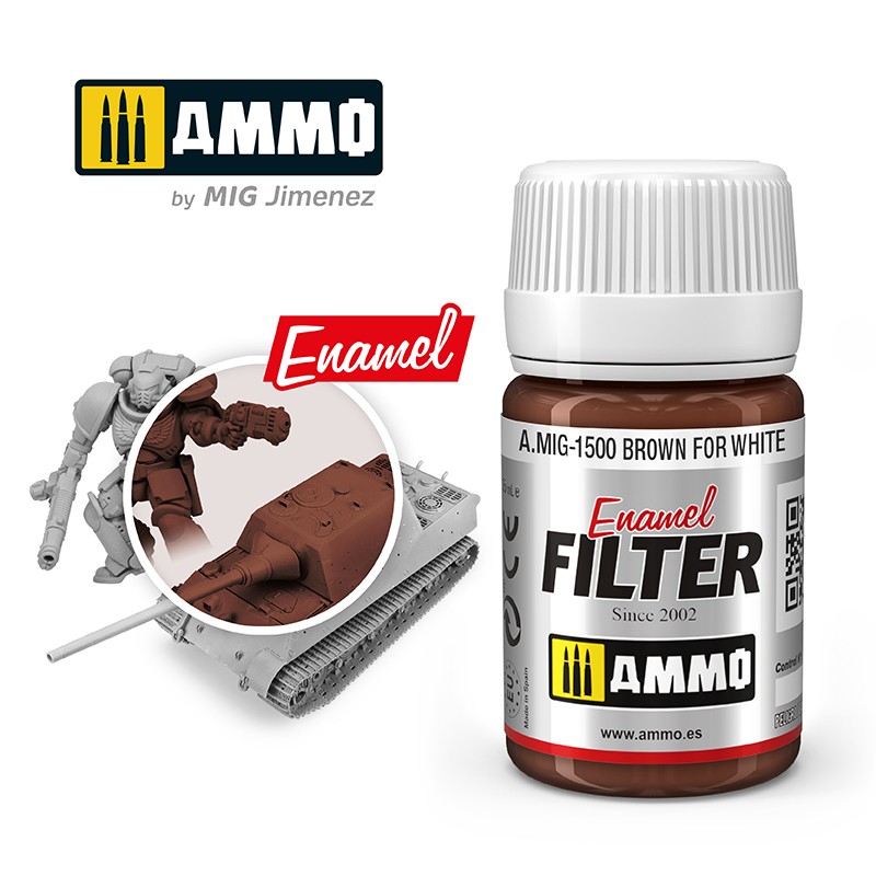 Ammo Mig Brown for White Filter