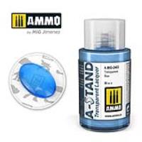 Ammo Mig A-Stand Lacquer Paint 30ml - Transparent Blue