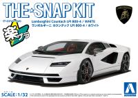 Aoshima 1/32 SNAP KIT #19-A Lamborghini Countach LPI 800-4(White)