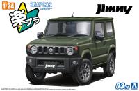 Aoshima 1/24 SNAP CAR #03-JG JB64 Jimny 2018 Jungle Green