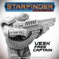 Archon Studio Starfinder Vesk Free Captain (Starfinder Masterclass Miniatures)