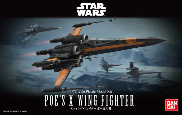 Bandai 1/72 Poe's X-Wing Fighter "Star Wars"