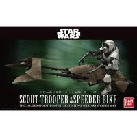 Bandai Star Wars Character Line 1/12 Scout Trooper & Speeder Bike