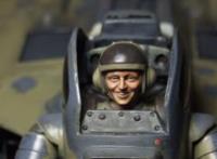 Brick Works Maschinen Krieger Stral Army Male Pilot Bust (B)