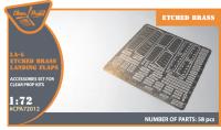 Clear Prop 1/72 La-5 (all versions) PE landing flaps