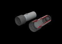Eduard 1/48 F-4E exhaust nozzles PRINT [R48], for MENG
