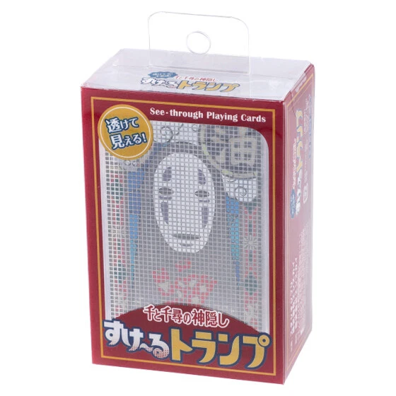 Ensky Playing Cards Transparent Playing Cards - Spirited Away Magic Seemingly Invisible "Spirited Away"