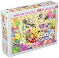 Ensky Puzzle PK500-02 500P Puzzle - Lets Eat Together! Celebration Cake "Pokemon"