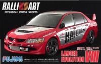 Fujimi 1/24 Mitsubishi Lancer Evolution VIII Ralliart