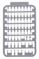 Fujimi 1/700 Horizontal Binocular Telescope & Searchlight Set for IJN Warships Special Edition (Clear Color)