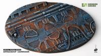 Gamers Grass Battle Ready Bases - Spaceship Corridor - Oval 170mm (x1)