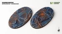 Gamers Grass Battle Ready Bases - Spaceship Corridor - Oval 90mm (x2)