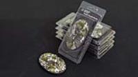 Gamers Grass Battle Ready Bases - Winter - Oval 105mm (x1)