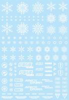 HiQ Parts Snow Decal White (1pc)