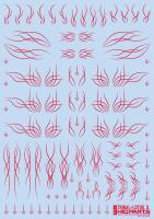 HiQ Parts Tribal Lotus S Red (1pc)