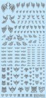 HiQ Parts Tattoo Decal 01 'Heart' Clear Black (1pc)