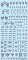 HiQ Parts Tattoo Decal 01 'Heart' Clear Black (1pc)