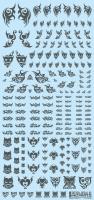 HiQ Parts Tattoo Decal 01 'Heart' Tattoo Gray (1pc)