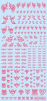 HiQ Parts Tattoo Decal 01 'Heart' Tattoo Pink (1pc)