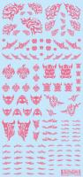HiQ Parts Tattoo Decal 02 'Skull' Tattoo Pink (1pc)