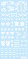 HiQ Parts Tattoo Decal 02 'Skull' White (1pc)