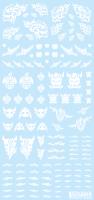 HiQ Parts Tattoo Decal 02 'Skull' White (1pc)