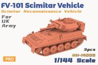 Heavy Hobby 1/144 FV-101 Scimitar Vehicle Scimitar Reconnaissance Vehicle For UK Army
