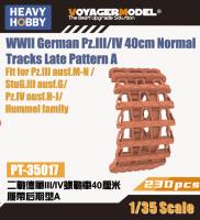 Heavy Hobby 1/35 WWII German Pz.III/IV 40cm Normal Tracks Late Pattern A