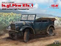 ICM 1/35 le.gl.Pkw Kfz.1, WWII German Light Personnel Car