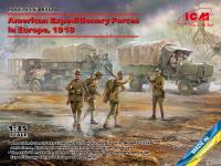 ICM 1/35 American Expeditionary Forces in Europe, 1918 Diorama
(Standard B “Liberty”, FWD Type B, Model T 1917 Ambulance, US Infantry, US Drivers)