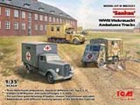 ICM 1/35  'Sankas'   WWII Wehrmacht Ambulance Trucks