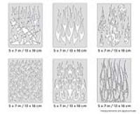 IWATA Artool Flame-o-rama 2 Mini Series Freehand Airbrush Template by Craig Fraser