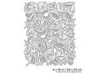 IWATA Artool Return of Skullmaster Lucky 13 Freehand Airbrush Template by Craig Fraser
