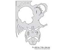 IWATA Artool Skullmaster The Frontal Freehand Airbrush Template by Craig Fraser