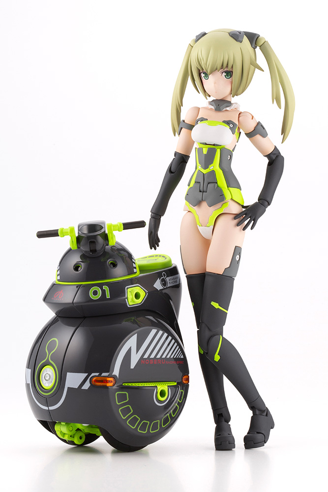 Kotobukiya Frame Arms Girl Series Innocentia (Racer) & Noseru (Racing Specs Ver.), Figure Kit