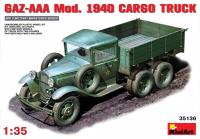 MiniArt 1/35 GAZ-AAA. Mod. 1940. Cargo Truck.