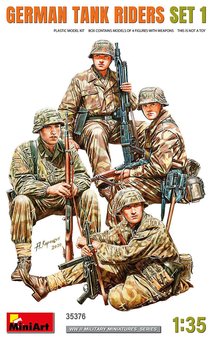 Miniart 1/35 German Tank Riders Set 1