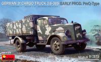 MiniArt 1/35 German 3T Cargo Truck 3,6-36S Early Prod. PmQ-Type