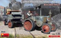 MiniArt 1/35 German Industrial Tractor D8511 Mod. 1936 with Cargo Trailer (1 Figure)