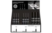 Molotow Liquid Chrome Pump Markers Retail Display Rack 1 (12pcs MLT-703101 + 12pcs MLT-703102 + 12pcs MLT-703103)