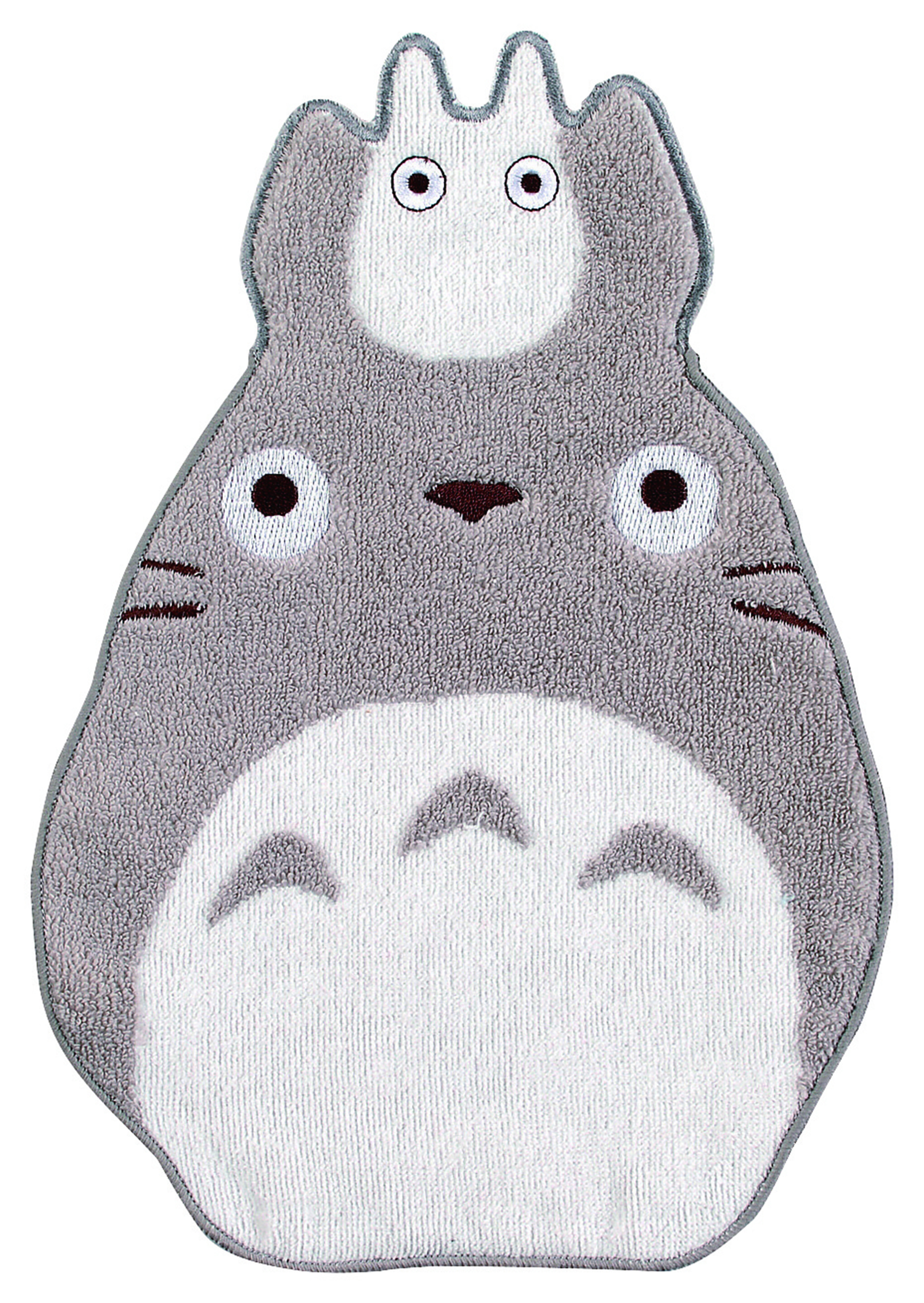 Marushin Towel Totoro Totoro Die Cut mini Towel (Gray) "My Neighbor Totoro" (Studio Ghibli)