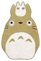 Marushin Towel Totoro Totoro Die Cut mini Towel (Green) "My Neighbor Totoro" (Studio Ghibli)