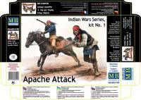 MASTER BOX Indian Wars Series, kit No. 1. Apache Attack