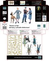 MASTER BOX 1/35 Women at War: Germany, Luftwaffe Helferinnen