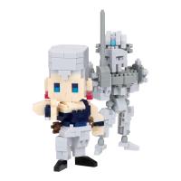 Nanoblock Character Collection Series Jean Pierre Polnareff & Silver Chariot "JOJO’s Bizarre Adventure"