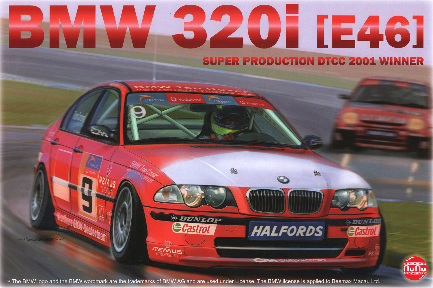 Platz 1/24 BMW 320i E46 Super Production DTCC 2001 Winner