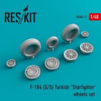 Res/Kit F-104 (G/S) Turkish 'Starfighter' wheels set