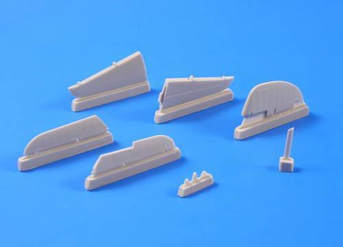 CMK 1/48 P-39D,F,K,M,N,Q Airacobra-Control Surf for HAS