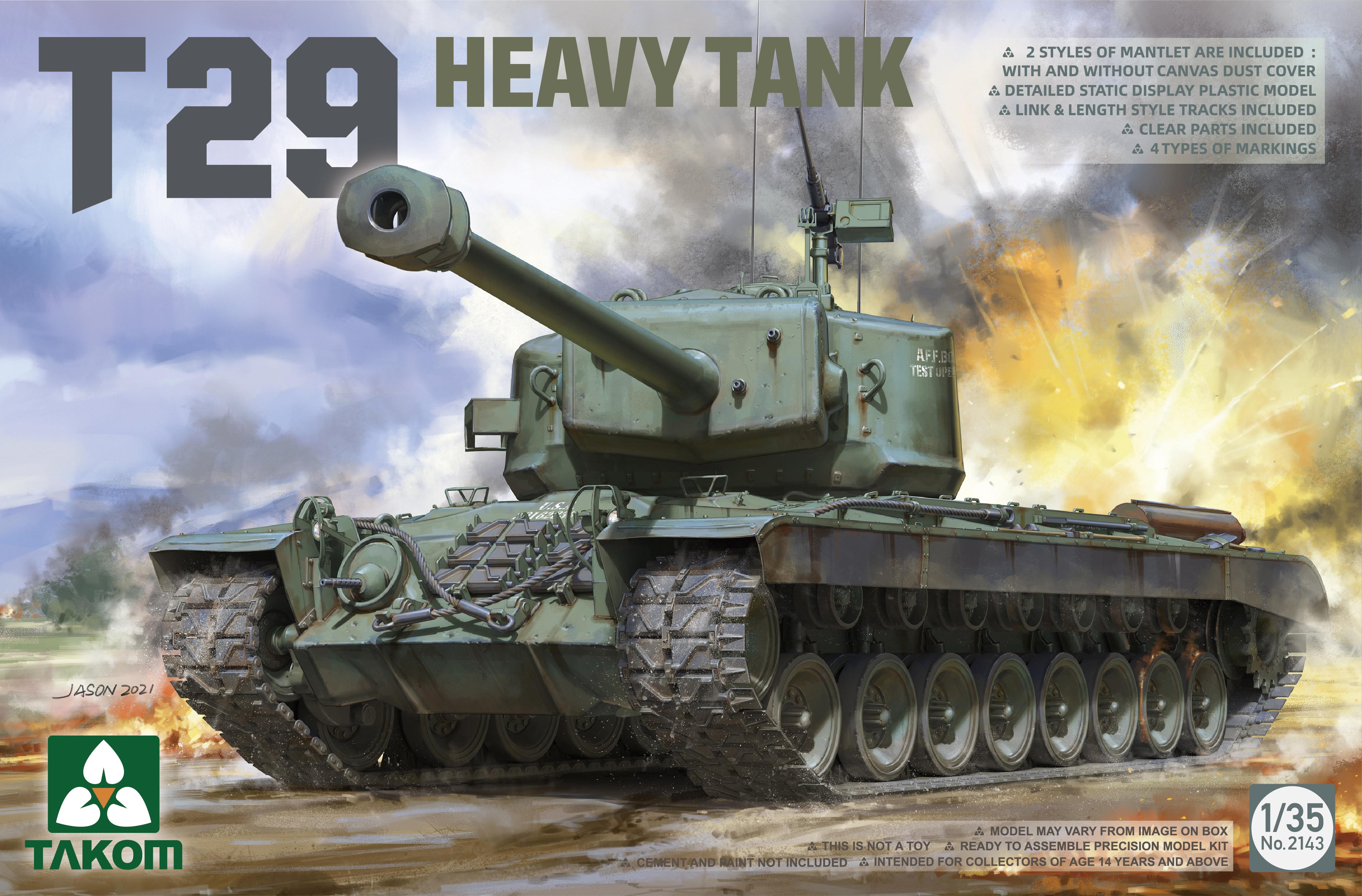 Takom 1/35 U.S. Heavy Tank T29